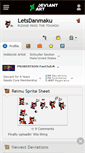 Mobile Screenshot of letsdanmaku.deviantart.com