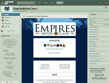 Tablet Screenshot of empiresbeforeclans.deviantart.com