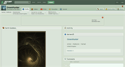 Desktop Screenshot of greenhunter.deviantart.com