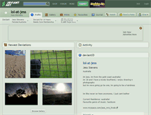 Tablet Screenshot of lol-at-jess.deviantart.com