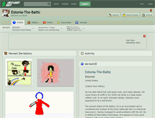 Tablet Screenshot of estonia-the-baltic.deviantart.com