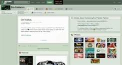 Desktop Screenshot of eco-couture.deviantart.com