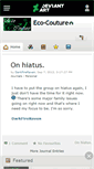 Mobile Screenshot of eco-couture.deviantart.com
