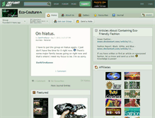 Tablet Screenshot of eco-couture.deviantart.com