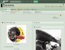 Tablet Screenshot of marcelozonta.deviantart.com