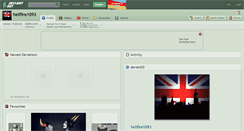 Desktop Screenshot of hellfire1093.deviantart.com