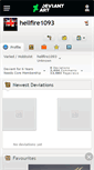 Mobile Screenshot of hellfire1093.deviantart.com