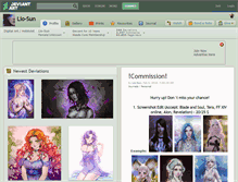 Tablet Screenshot of lio-sun.deviantart.com