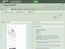 Tablet Screenshot of jaemi-chan1091.deviantart.com