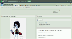 Desktop Screenshot of nina-cortex-club.deviantart.com