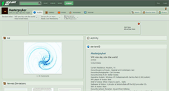 Desktop Screenshot of masterpsyker.deviantart.com