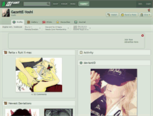 Tablet Screenshot of gazette-yoshi.deviantart.com