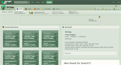 Desktop Screenshot of ninsega.deviantart.com