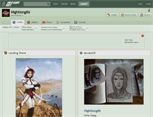 Tablet Screenshot of nightlong86.deviantart.com