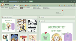 Desktop Screenshot of letucse.deviantart.com