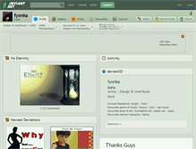 Tablet Screenshot of fyonka.deviantart.com