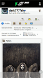 Mobile Screenshot of dark777fairy.deviantart.com