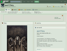 Tablet Screenshot of dark777fairy.deviantart.com