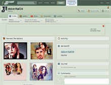 Tablet Screenshot of dolcevita026.deviantart.com
