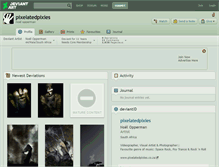 Tablet Screenshot of pixelatedpixies.deviantart.com