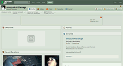 Desktop Screenshot of emopunkartdamage.deviantart.com