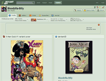 Tablet Screenshot of bloodzilla-billy.deviantart.com