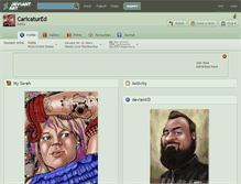 Tablet Screenshot of caricatured.deviantart.com
