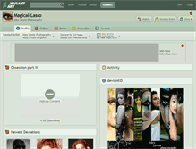 Tablet Screenshot of magical-lasso.deviantart.com