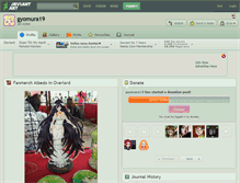 Tablet Screenshot of gyomura19.deviantart.com