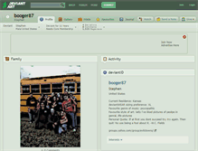 Tablet Screenshot of booger87.deviantart.com
