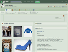 Tablet Screenshot of frances-xx.deviantart.com