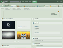 Tablet Screenshot of fenix61.deviantart.com