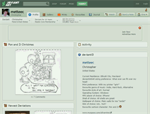 Tablet Screenshot of metteec.deviantart.com
