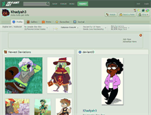 Tablet Screenshot of khadyah3.deviantart.com