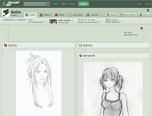 Tablet Screenshot of laulun.deviantart.com