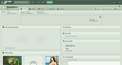 Desktop Screenshot of dragon-91.deviantart.com