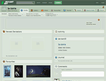 Tablet Screenshot of la-zorra.deviantart.com