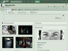 Tablet Screenshot of obscurity-doll.deviantart.com