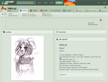 Tablet Screenshot of hikki-pl.deviantart.com