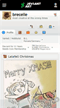 Mobile Screenshot of brecelle.deviantart.com