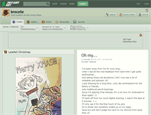 Tablet Screenshot of brecelle.deviantart.com