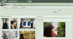 Desktop Screenshot of maoy.deviantart.com