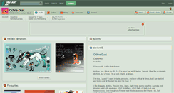 Desktop Screenshot of ochre-dust.deviantart.com