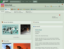 Tablet Screenshot of ochre-dust.deviantart.com