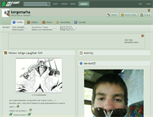 Tablet Screenshot of kergemarha.deviantart.com