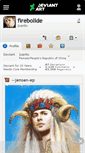 Mobile Screenshot of firebolide.deviantart.com