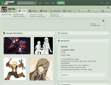 Tablet Screenshot of davias.deviantart.com