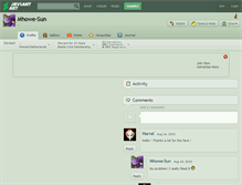 Tablet Screenshot of mhowe-sun.deviantart.com