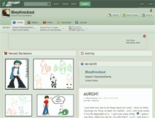 Tablet Screenshot of bboyknockout.deviantart.com