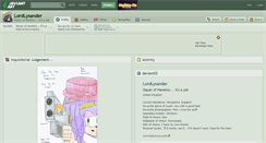 Desktop Screenshot of lordlysander.deviantart.com